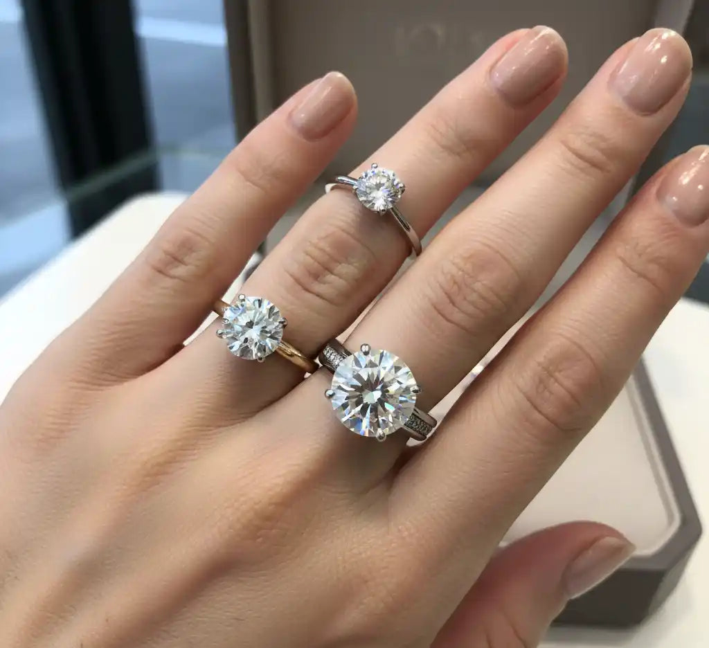 Vancouver Engagement Ring Diamond Size & Carat Guide