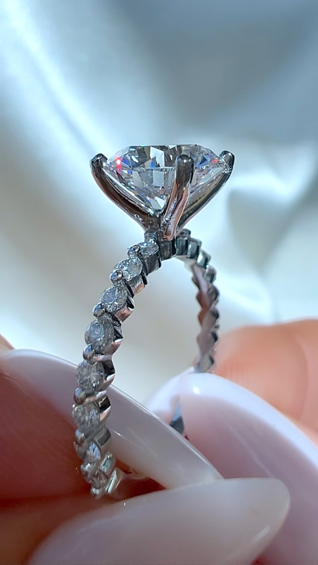 2.22CT Round Brilliant Cut Lab Diamond Ring