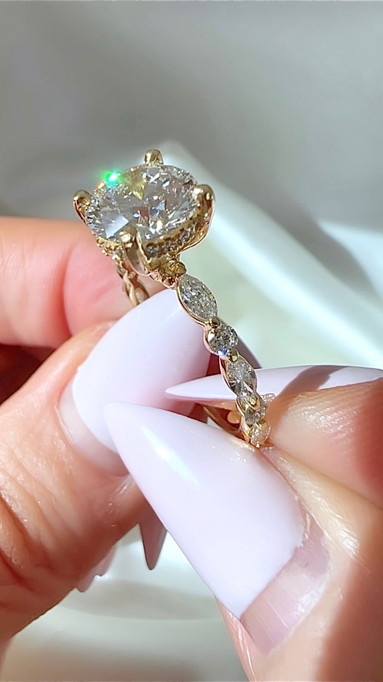 1.77CT Round Brilliant Cut Lab Diamond Ring