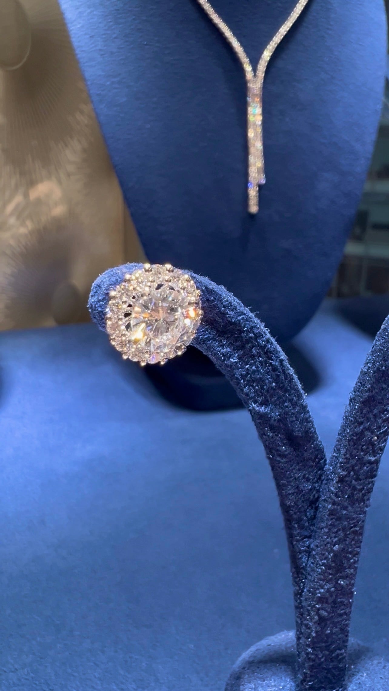 2.73CT Total Weight Lab Diamond Stud Earrings with Removable Halo Jackets