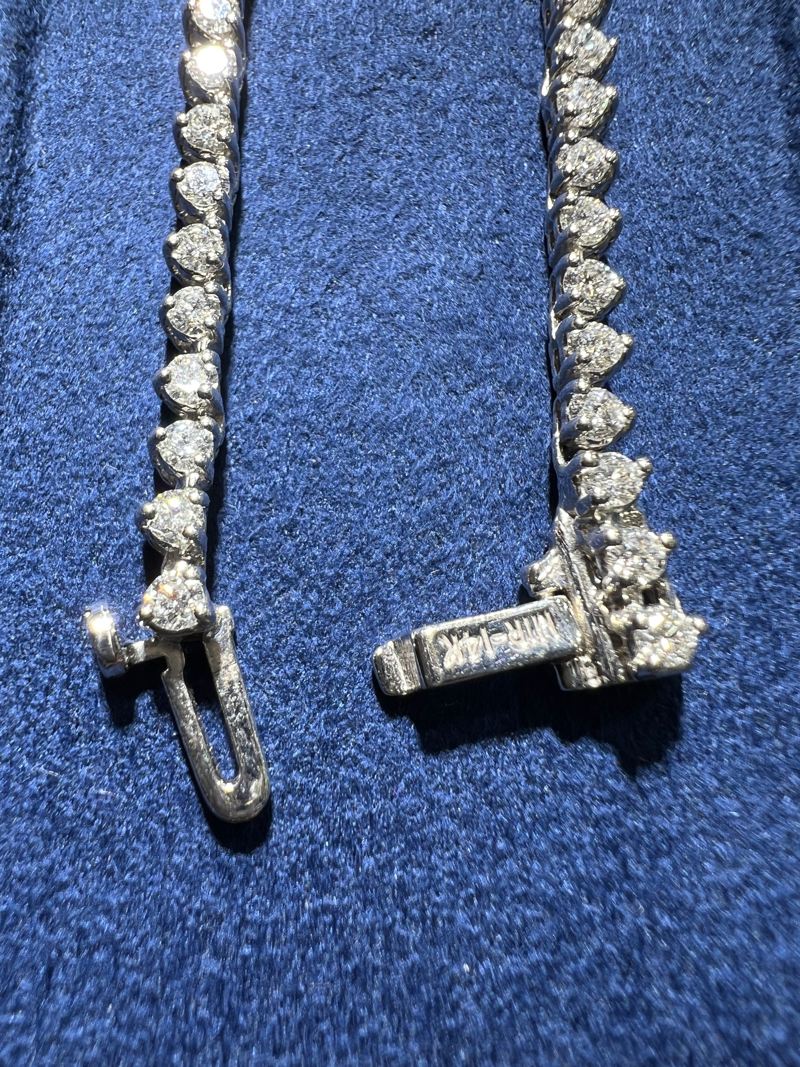 5.70CTW Round Brilliant Lab Diamond Tennis Necklace