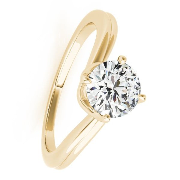 LUX-50905-E-1 Twisted Shank Classic Solitaire