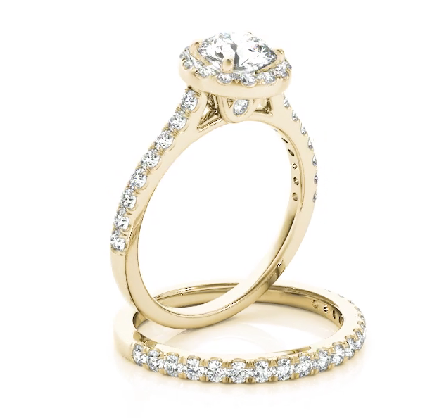 classic yellow engagement ring